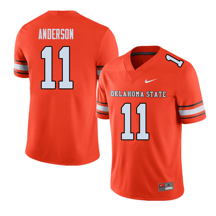Men #11 Dee Anderson Oklahoma State Cowboys College Football Jerseys Sale-Alternate - Click Image to Close